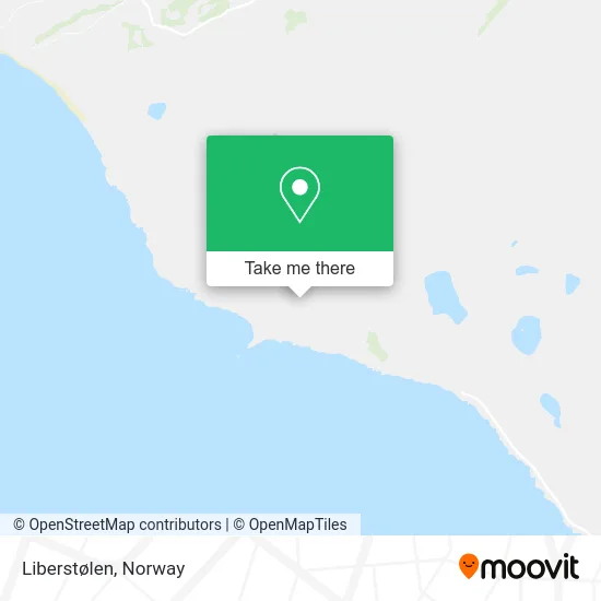 Liberstølen map
