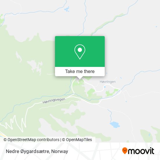 Nedre Øygardsætre map