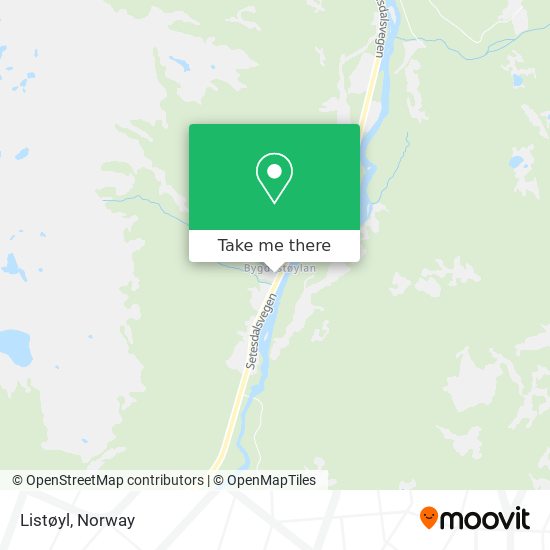 Listøyl map