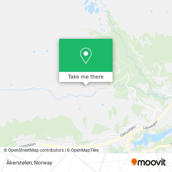 Åkerstølen map