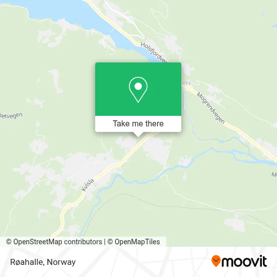 Røahalle map