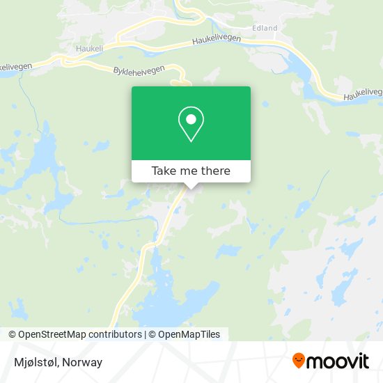 Mjølstøl map