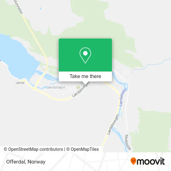 Offerdal map