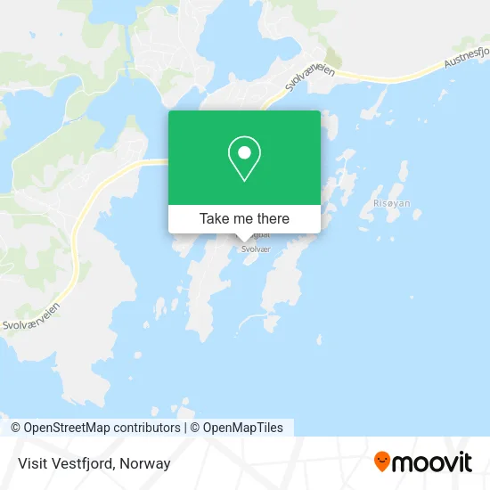 Visit Vestfjord map