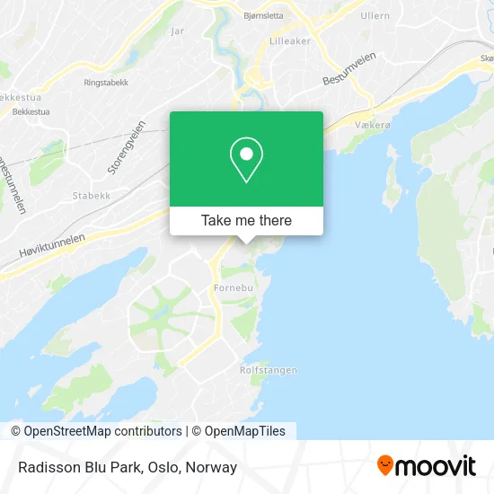 Radisson Blu Park, Oslo map