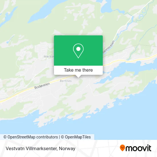 Vestvatn Villmarksenter map