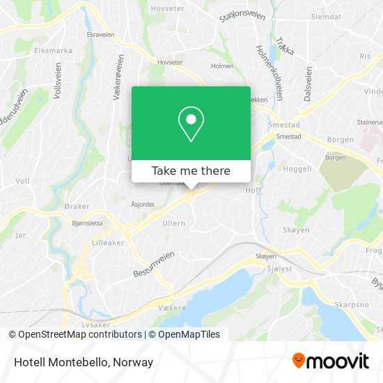 Hotell Montebello map