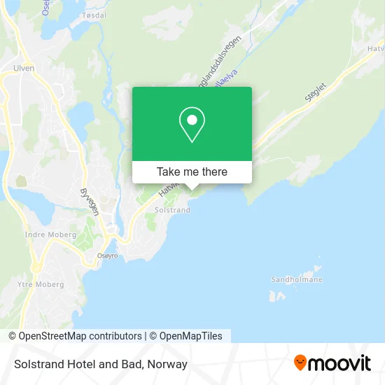 Solstrand Hotel and Bad map