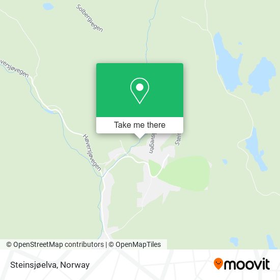 Steinsjøelva map