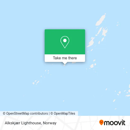Alkskjær Lighthouse map