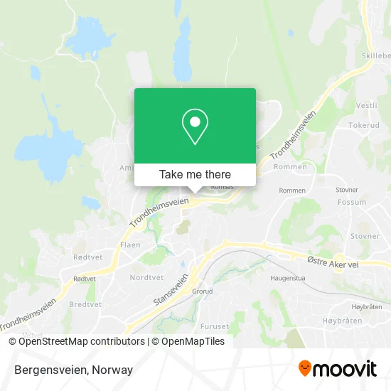 Bergensveien map