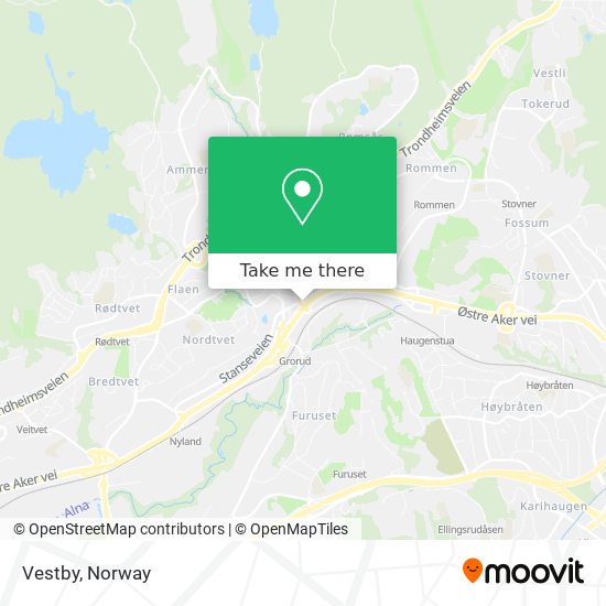 Vestby map