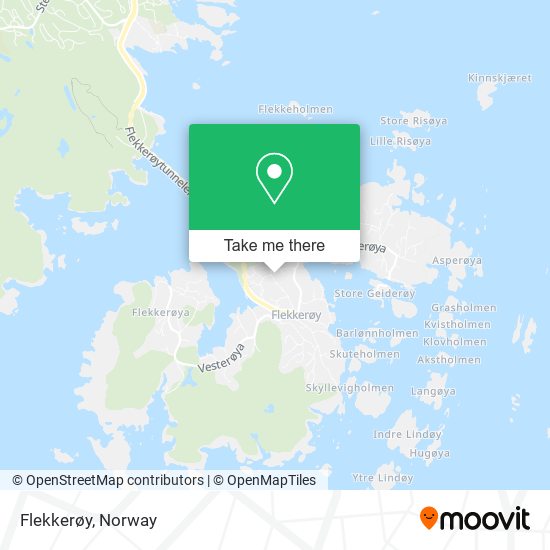 Flekkerøy map