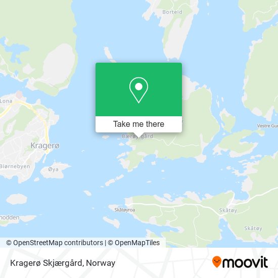 Kragerø Skjærgård map