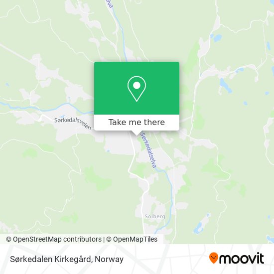 Sørkedalen Kirkegård map