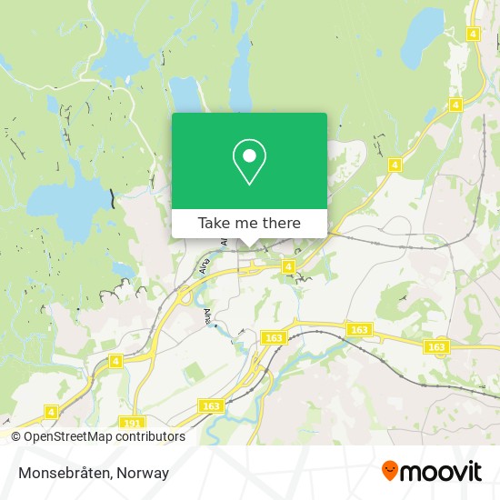 Monsebråten map