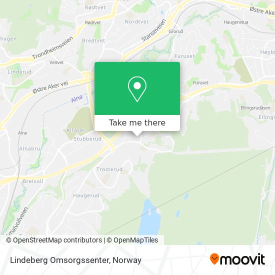 Lindeberg Omsorgssenter map