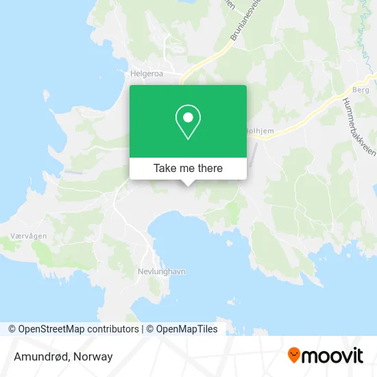 Amundrød map