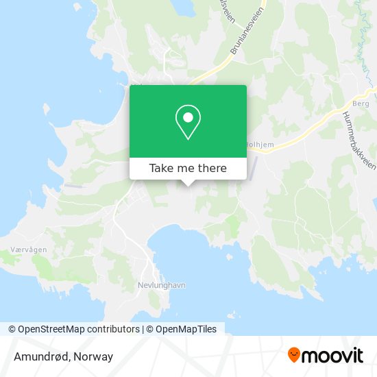 Amundrød map