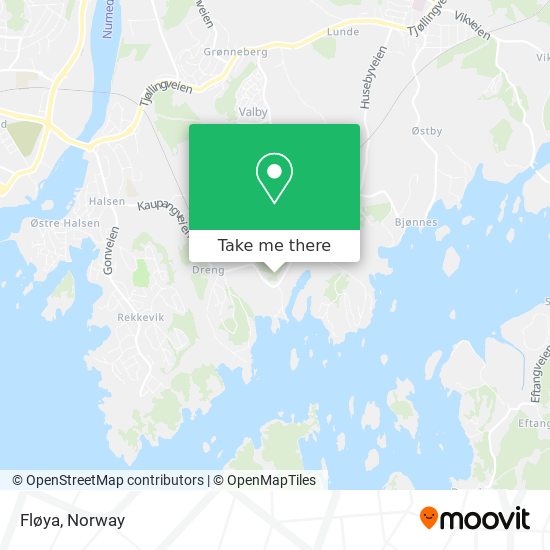 Fløya map