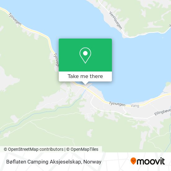 Bøflaten Camping Aksjeselskap map