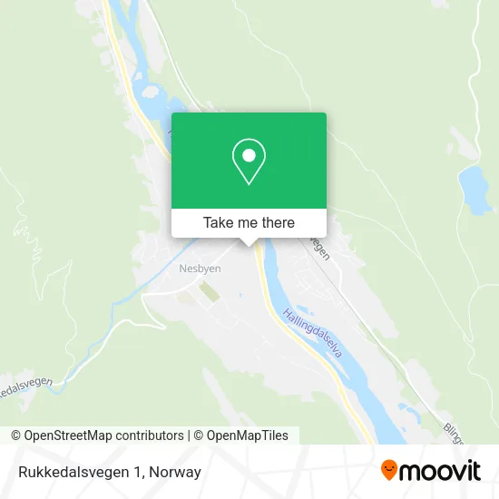 Rukkedalsvegen 1 map