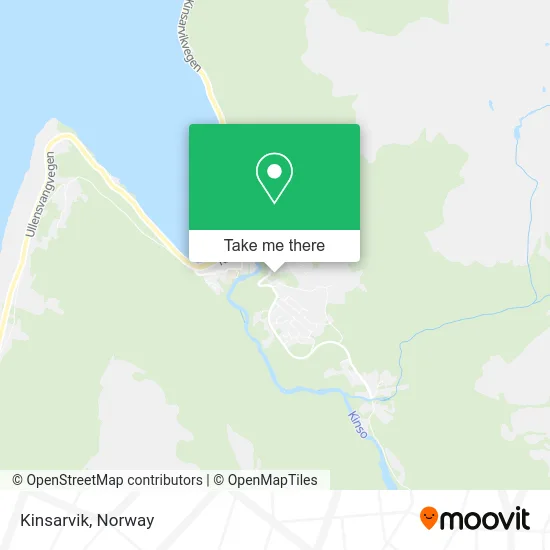 Kinsarvik map
