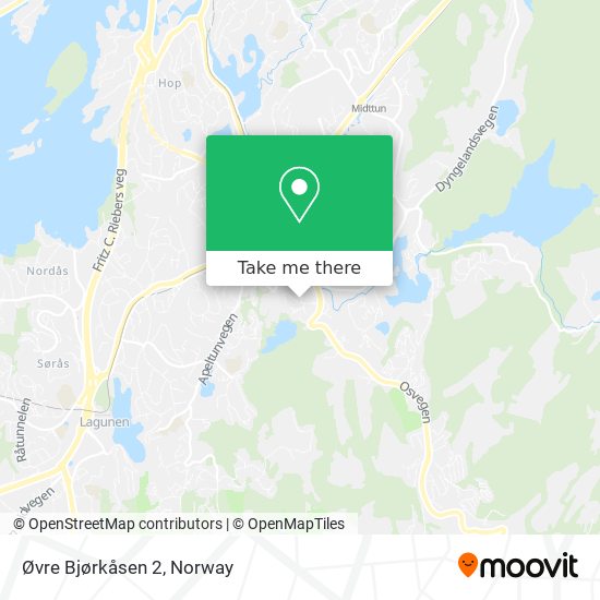 Øvre Bjørkåsen 2 map