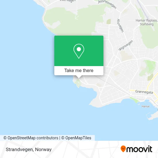 Strandvegen map
