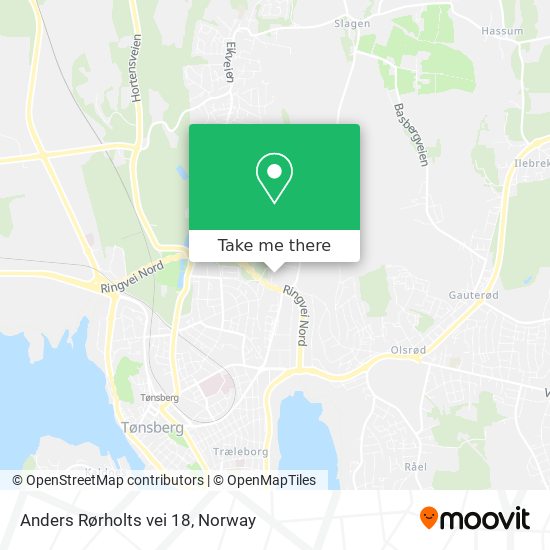 Anders Rørholts vei 18 map