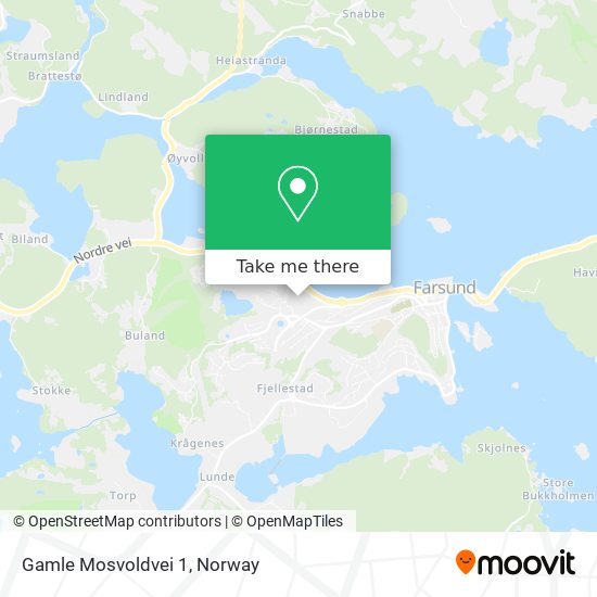 Gamle Mosvoldvei 1 map