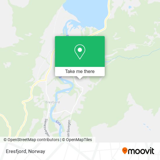 Eresfjord map