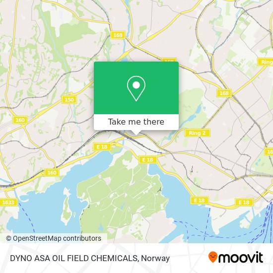 DYNO ASA OIL FIELD CHEMICALS map