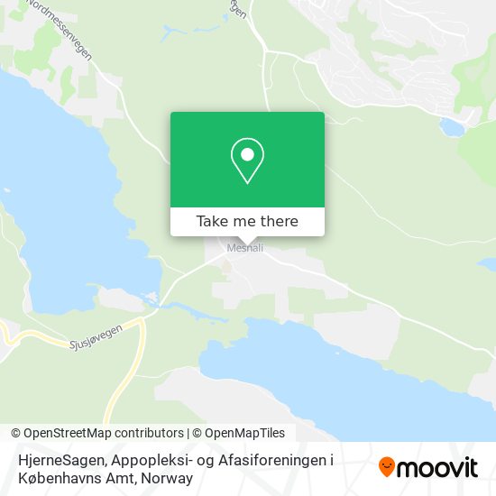 HjerneSagen, Appopleksi- og Afasiforeningen i Københavns Amt map