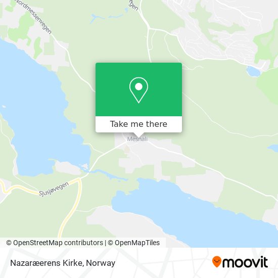 Nazaræerens Kirke map