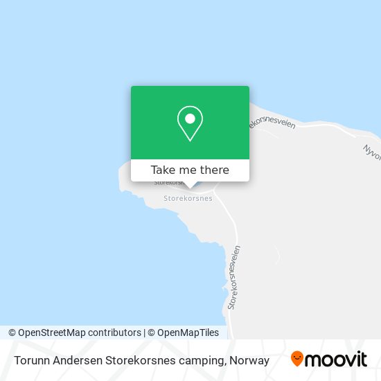 Torunn Andersen Storekorsnes camping map