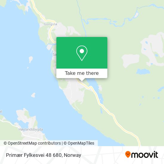 Primær Fylkesvei 48 680 map
