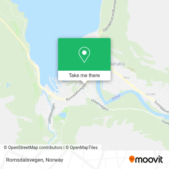 Romsdalsvegen map