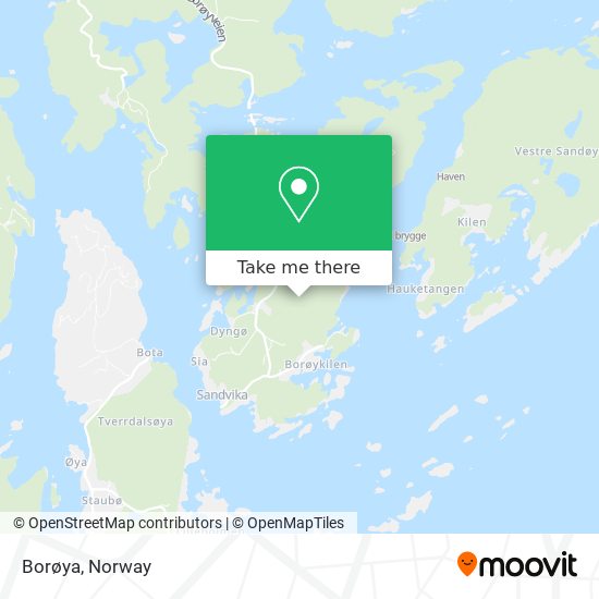 Borøya map