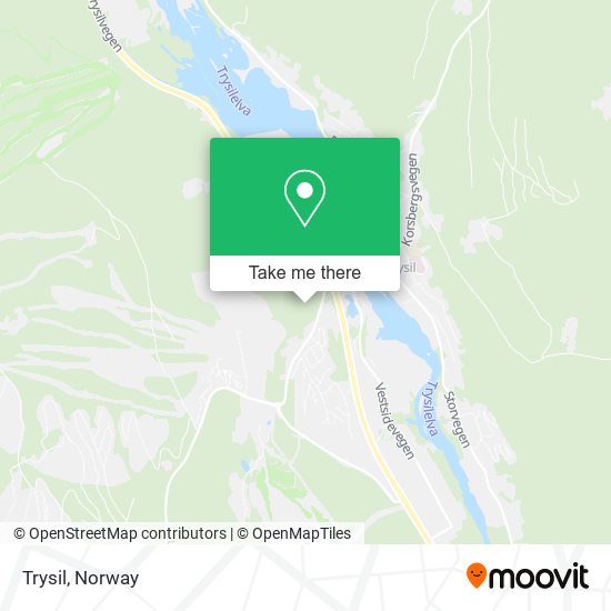 Trysil map