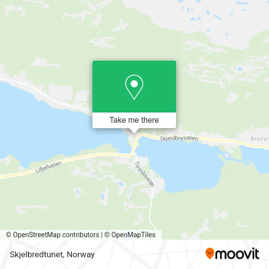 Skjelbredtunet map