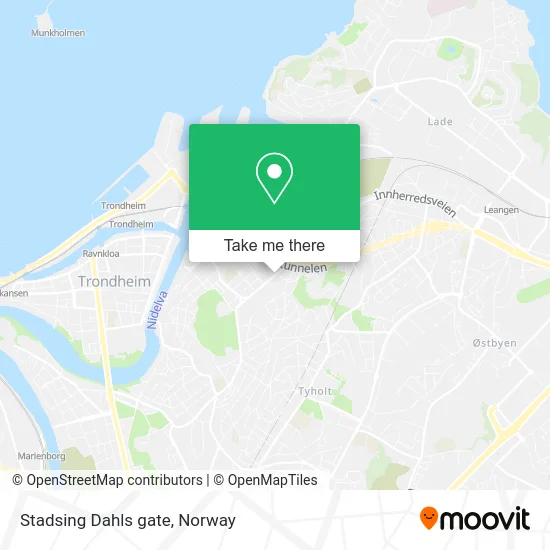 Stadsing Dahls gate map