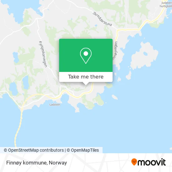 Finnøy kommune map