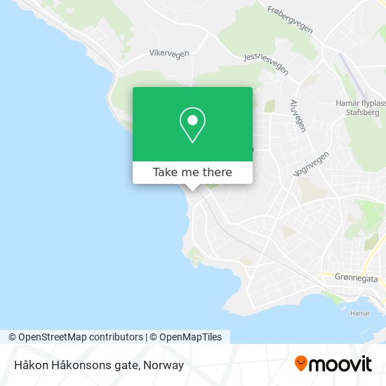 Håkon Håkonsons gate map