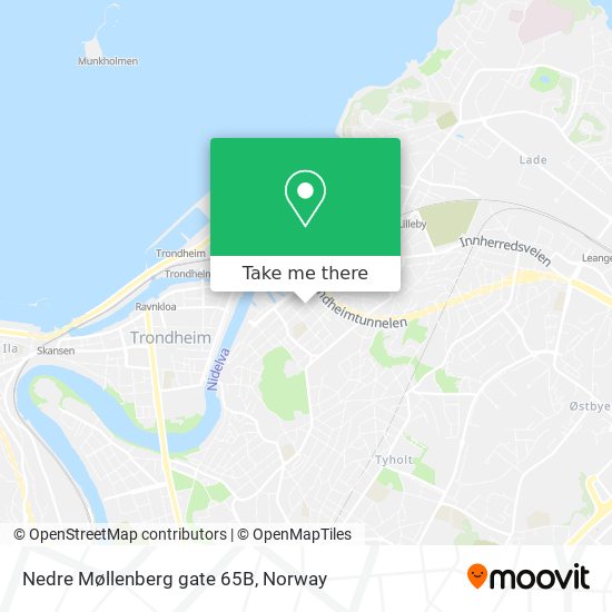 Nedre Møllenberg gate 65B map