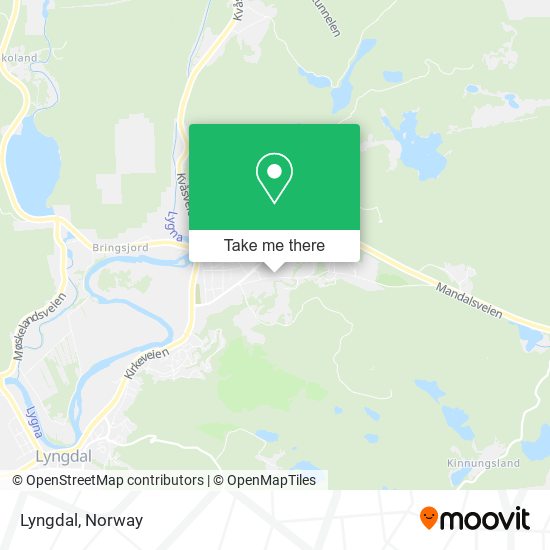 Lyngdal map