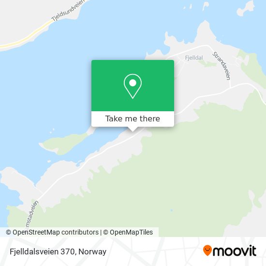 Fjelldalsveien 370 map