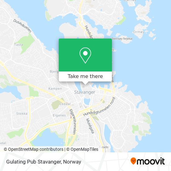 Gulating Pub Stavanger map