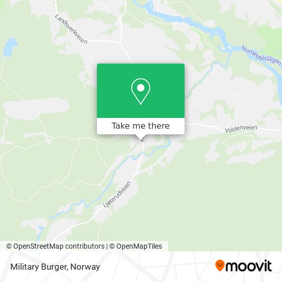 Military Burger map