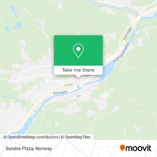 Sundre Pizza map